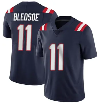 Nike Drew Bledsoe Men's Limited New England Patriots Navy Team Color Vapor Untouchable Jersey