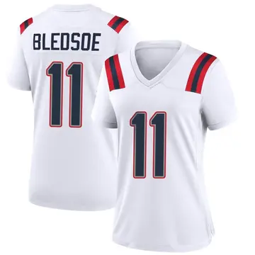 Nike Drew Bledsoe Women's Game New England Patriots White Jersey