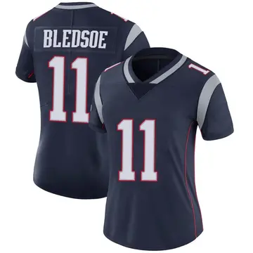 Nike Drew Bledsoe Women's Limited New England Patriots Navy Team Color Vapor Untouchable Jersey