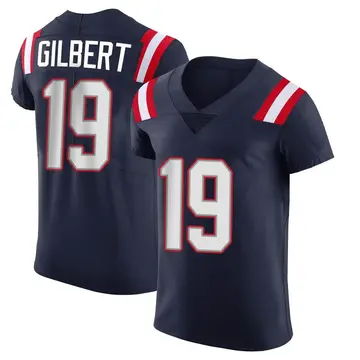 Nike Garrett Gilbert Men's Elite New England Patriots Navy Team Color Vapor Untouchable Jersey
