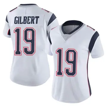 Nike Garrett Gilbert Women's Limited New England Patriots White Vapor Untouchable Jersey