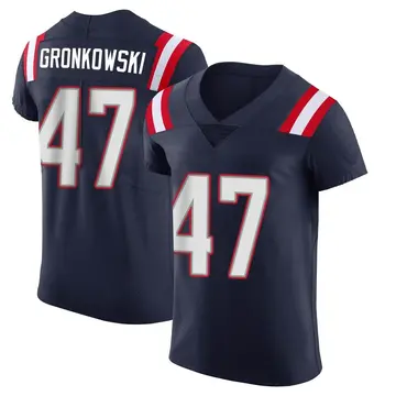 Nike Glenn Gronkowski Men's Elite New England Patriots Navy Team Color Vapor Untouchable Jersey