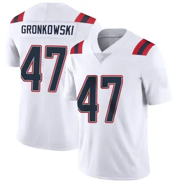 Nike Glenn Gronkowski Men's Limited New England Patriots White Vapor Untouchable Jersey