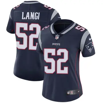 Nike Harvey Langi Women's Limited New England Patriots Navy Team Color Vapor Untouchable Jersey