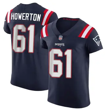 Nike Hayden Howerton Men's Elite New England Patriots Navy Team Color Vapor Untouchable Jersey