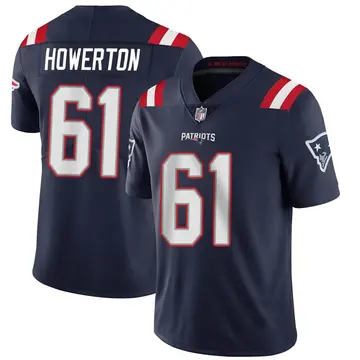Nike Hayden Howerton Men's Limited New England Patriots Navy Team Color Vapor Untouchable Jersey