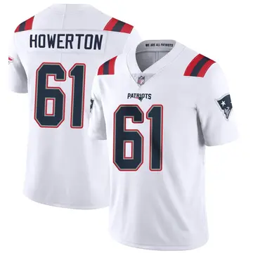 Nike Hayden Howerton Youth Limited New England Patriots White Vapor Untouchable Jersey