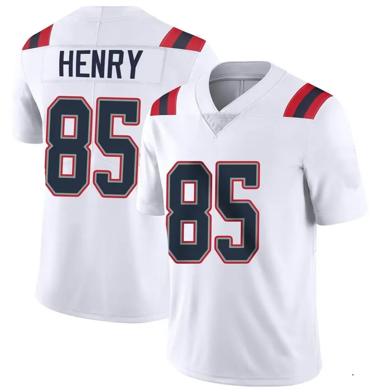 Nike Hunter Henry Men's Limited New England Patriots White Vapor Untouchable Jersey