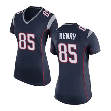 Nike Hunter Henry Women's Game New England Patriots Navy Blue Team Color Jersey
