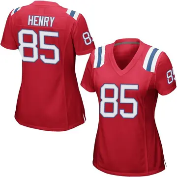 Nike Hunter Henry Women's Game New England Patriots Red Alternate Jersey