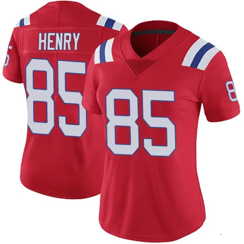 Nike Hunter Henry Women's Limited New England Patriots Red Vapor Untouchable Alternate Jersey
