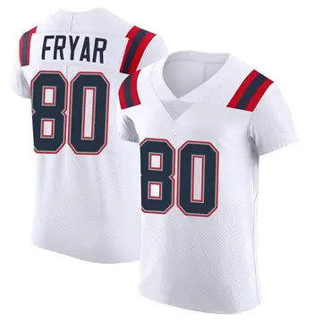 Nike Irving Fryar Men's Elite New England Patriots White Vapor Untouchable Jersey