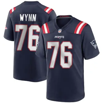 Nike Isaiah Wynn Youth Game New England Patriots Navy Blue Team Color Jersey