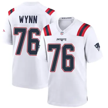 Nike Isaiah Wynn Youth Game New England Patriots White Jersey