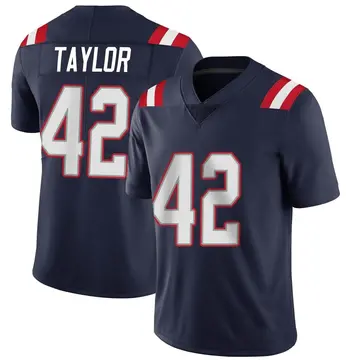 Nike J.J. Taylor Men's Limited New England Patriots Navy Team Color Vapor Untouchable Jersey