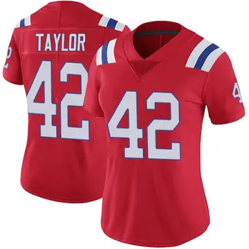 Nike J.J. Taylor Women's Limited New England Patriots Red Vapor Untouchable Alternate Jersey