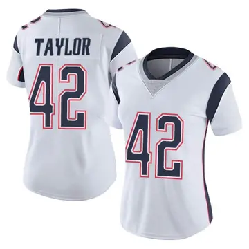 Nike J.J. Taylor Women's Limited New England Patriots White Vapor Untouchable Jersey