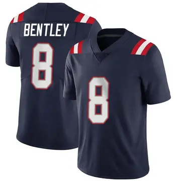 Nike Ja'Whaun Bentley Men's Limited New England Patriots Navy Team Color Vapor Untouchable Jersey