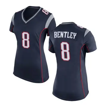 Nike Ja'Whaun Bentley Women's Game New England Patriots Navy Blue Team Color Jersey