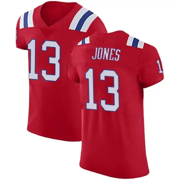 Nike Jack Jones Men's Elite New England Patriots Red Vapor Untouchable Alternate Jersey