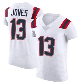 Nike Jack Jones Men's Elite New England Patriots White Vapor Untouchable Jersey