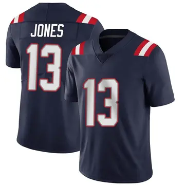 Nike Jack Jones Men's Limited New England Patriots Navy Team Color Vapor Untouchable Jersey
