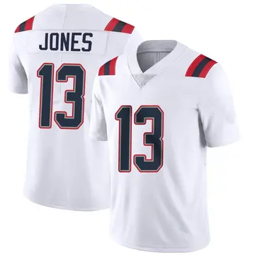 Nike Jack Jones Men's Limited New England Patriots White Vapor Untouchable Jersey