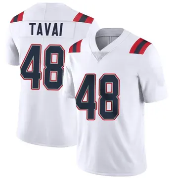 Nike Jahlani Tavai Men's Limited New England Patriots White Vapor Untouchable Jersey