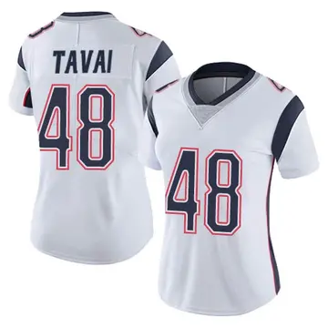 Nike Jahlani Tavai Women's Limited New England Patriots White Vapor Untouchable Jersey