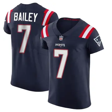 Nike Jake Bailey Men's Elite New England Patriots Navy Team Color Vapor Untouchable Jersey