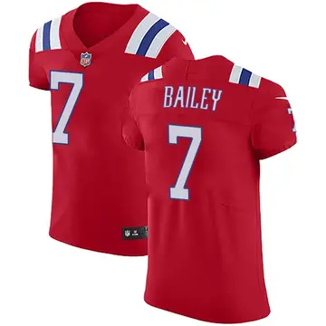 Nike Jake Bailey Men's Elite New England Patriots Red Vapor Untouchable Alternate Jersey