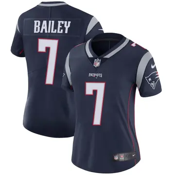 Nike Jake Bailey Women's Limited New England Patriots Navy Team Color Vapor Untouchable Jersey