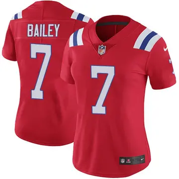 Nike Jake Bailey Women's Limited New England Patriots Red Vapor Untouchable Alternate Jersey