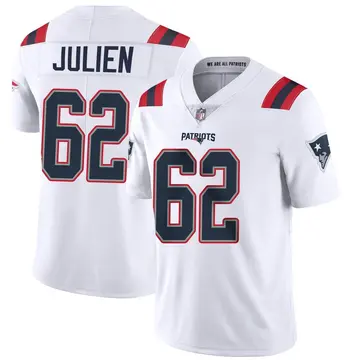 Nike Jake Julien Men's Limited New England Patriots White Vapor Untouchable Jersey