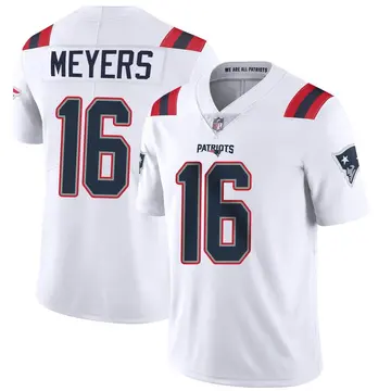 Nike Jakobi Meyers Men's Limited New England Patriots White Vapor Untouchable Jersey