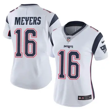 Nike Jakobi Meyers Women's Limited New England Patriots White Vapor Untouchable Jersey