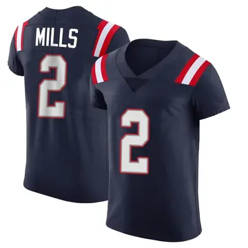 Nike Jalen Mills Men's Elite New England Patriots Navy Team Color Vapor Untouchable Jersey