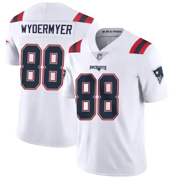 Nike Jalen Wydermyer Youth Limited New England Patriots White Vapor Untouchable Jersey