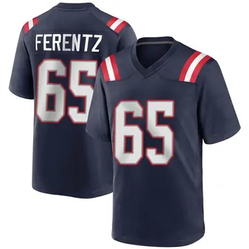 Nike James Ferentz Youth Game New England Patriots Navy Blue Team Color Jersey