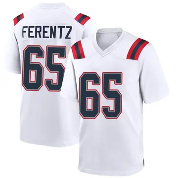 Nike James Ferentz Youth Game New England Patriots White Jersey