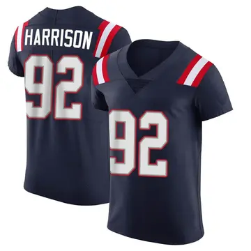 Nike James Harrison Men's Elite New England Patriots Navy Team Color Vapor Untouchable Jersey
