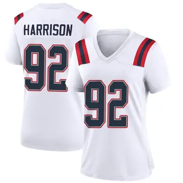 Nike James Harrison Women's Game New England Patriots White Jersey