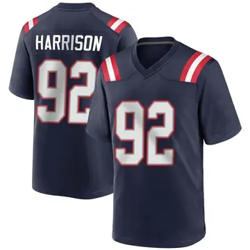 Nike James Harrison Youth Game New England Patriots Navy Blue Team Color Jersey