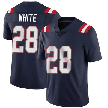 Nike James White Men's Limited New England Patriots Navy Team Color Vapor Untouchable Jersey
