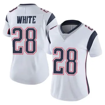 Nike James White Women's Limited New England Patriots White Vapor Untouchable Jersey
