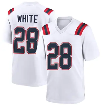 Nike James White Youth Game New England Patriots White Jersey