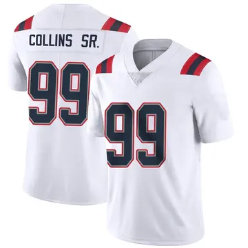 Nike Jamie Collins Sr. Men's Limited New England Patriots White Vapor Untouchable Jersey
