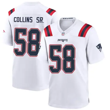 Nike Jamie Collins Sr. Youth Game New England Patriots White Jersey