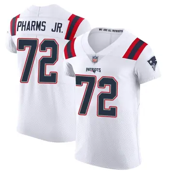 Nike Jeremiah Pharms Jr. Men's Elite New England Patriots White Vapor Untouchable Jersey