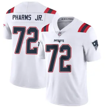 Nike Jeremiah Pharms Jr. Men's Limited New England Patriots White Vapor Untouchable Jersey